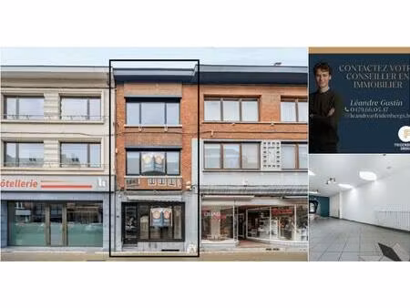 surface commerciale à vendre à rue grande 84 saint-ghislain (vbd85565)