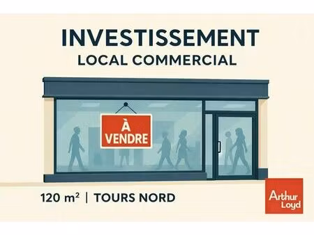 vente commerce 120 m² tours (37100)