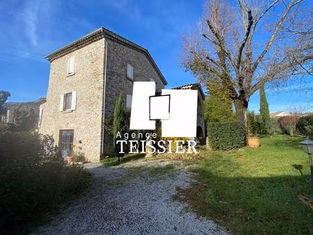 ardèche sud : 07140 les vans  mas de caractère au centre du vi