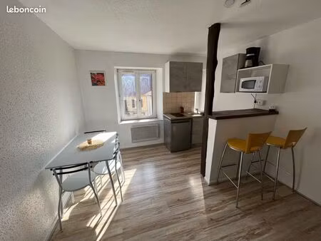 appartement studio meublé 25m2 - place parking privée- très lumineux et en parfait état - 