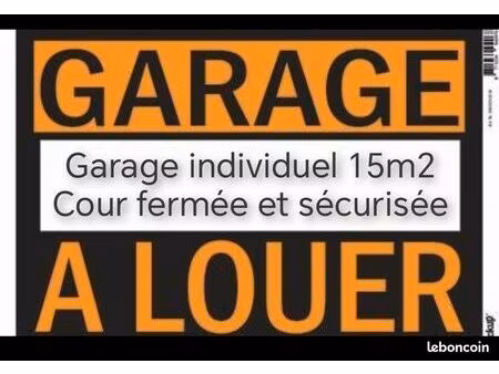 location garage individuel