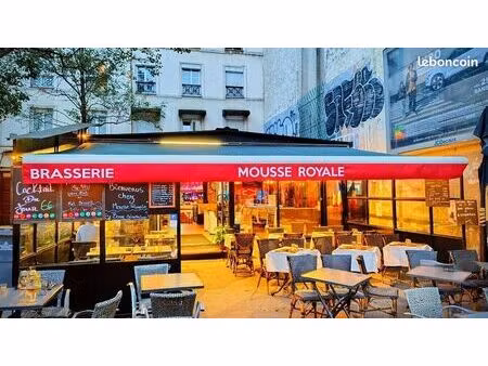 brasserie/bar/restaurant avec licence iv à nation 75012 paris