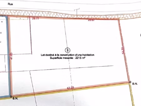 achat terrain 2 215m² villeneuve la lionne 51310