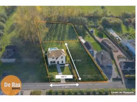 massemen– bouwgrond voor open bebouwing  landelijke ligging!