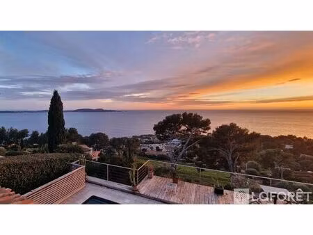 carqueiranne maison 200 m2-vue mer panoramique exceptionnelle