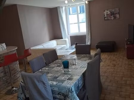 appartement f5 meublé  plein centre ville de châtillon sur seine