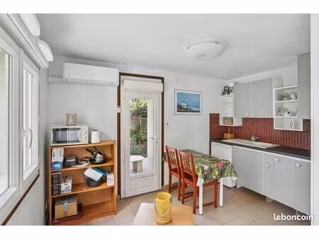 t2 meublé tout équipé dans propriété close sur jardin  wifi  libre 1er mars pour 1 personn