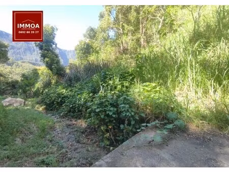 à vendre : terrain constructible – salazie  mare à citrons (97433)