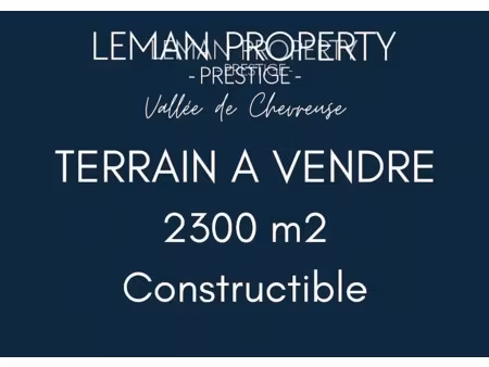 vente terrain à batir 2300 m² à choisel (78460)  280 000 €
