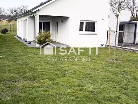 maison récente plain-pied - joli terrain - herbitzheim