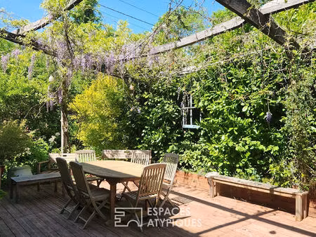 maison de caractère  esprit loft au vert