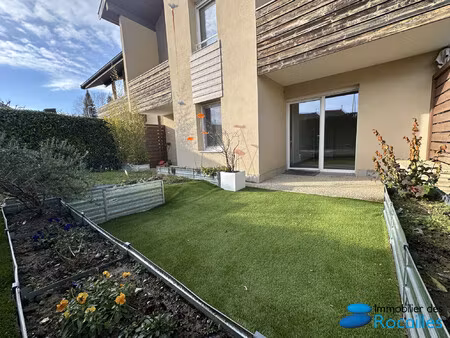 appartement t2 lumineux avec jardin privé - libre immédiatemen