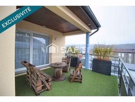 bel appartement de 93m2 avec terrasses  cave et garage!