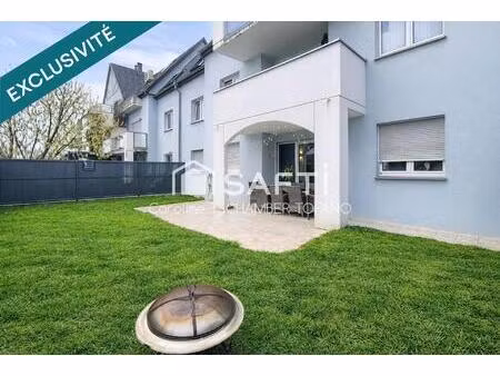 très beau rez de jardin entièrement rénové