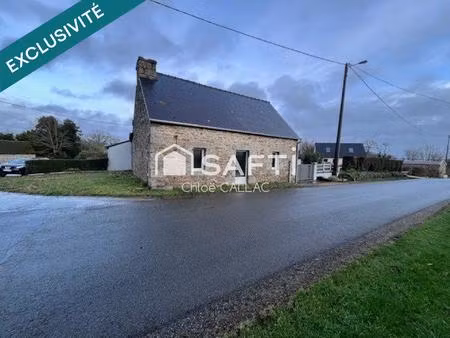 maison en pierre de bourg mitoyenne 15 minutes de guingamp (côtes d'armor)