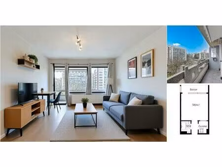 appartement à vendre avec terrasse   jette (vbd86112)