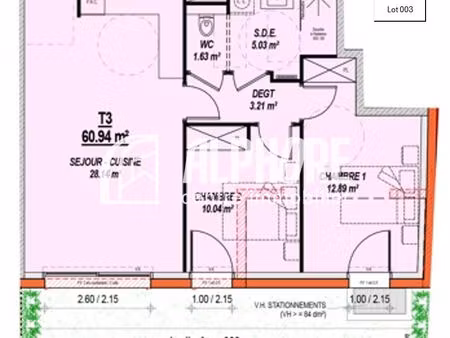 la turballe  appartement t3 avec jardin proche du port.