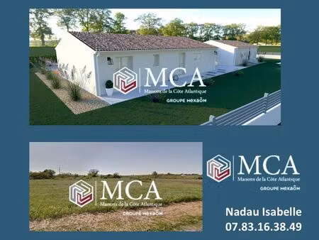 vente terrain 1000 m² montlieu-la-garde (17210)