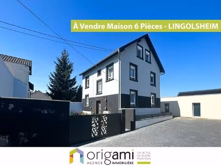 achat maison 6 pièces 145m² lingolsheim 67380