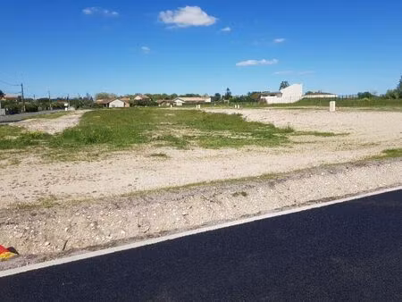 vente terrain 460 m² castres-gironde (33640)
