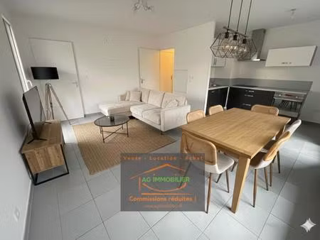 pace : appartement type 3 pièce(s) de 55 m2 hab + 2 terrasses e