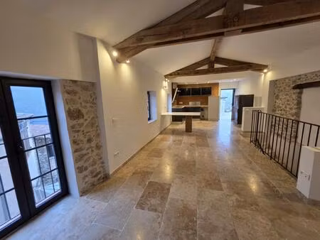 tourrette levens - maison / 3 pièces + terrasses et caves - 68.58m²
