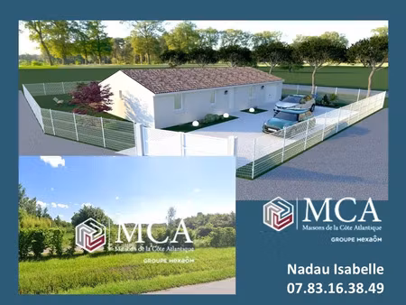 vente terrain 357 m² abzac (33230)