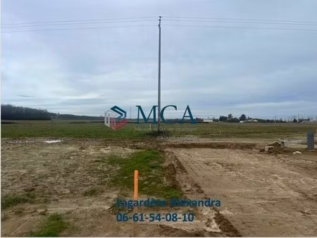 vente terrain 745 m² razimet (47160)