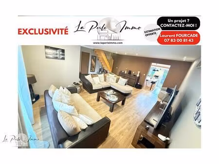 élégante villa familiale f7 de 125m2 lumineuse  traversante  à deux pas de l’étang et de..