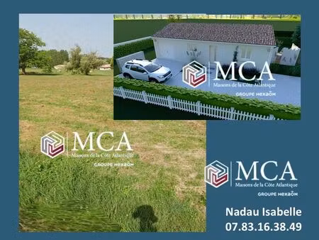 vente terrain 970 m² saint-savin (33920)