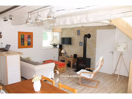 a louer - miniac morvan - campagne - maison - t2 bis - 51.59 m² - jardin - garage