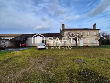 vente maison 5 pièces 465 m² saint-denis-de-pile (33910)