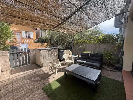 vente maison 3 pièces 56m2 canet-en-roussillon 66140 - 209000 € - surface privée