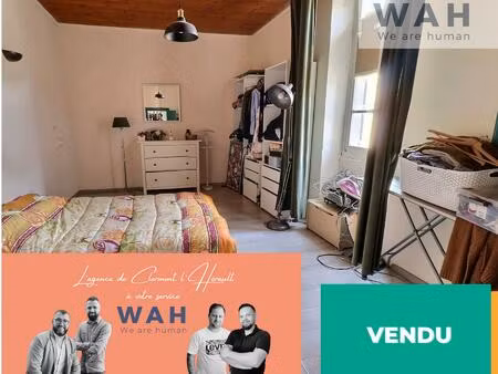 vente maison 3 pieces 34700 lodeve