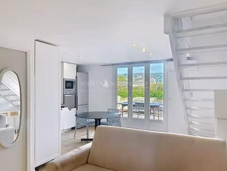 agosta plage- residence avec piscine- duplex avec jardin