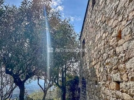 maison en pierre à rénover - terrain vue montagne - sarrola