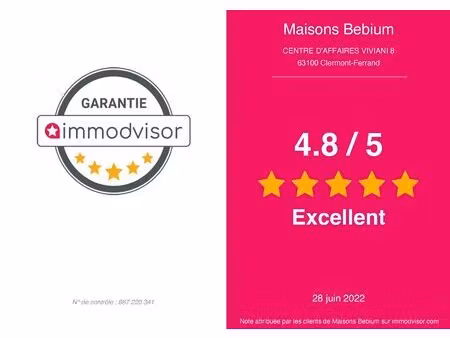 vente maison à construire 94 m² mons (63310)