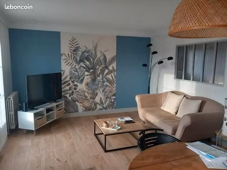 maison rénovée 3chs terrain  garage