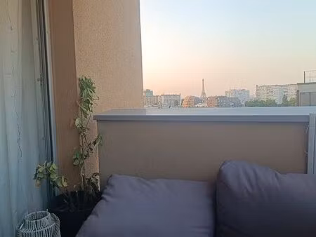 f3 52m2  10m2 balcon  parking  vanves