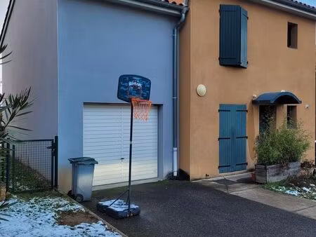 maison - 105 m² - 5 pièces + garage + jardin