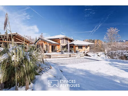 maison ossature bois comme un refuge contemporain