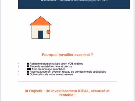 recherche de bien immobilier pour vous / service simplifié