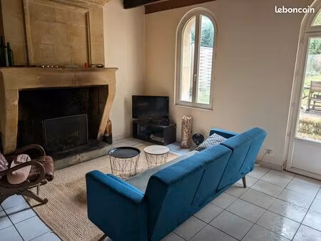 maison 4 pièces – 100 m² avec terrasse et jardin – environnement campagne proche libourne