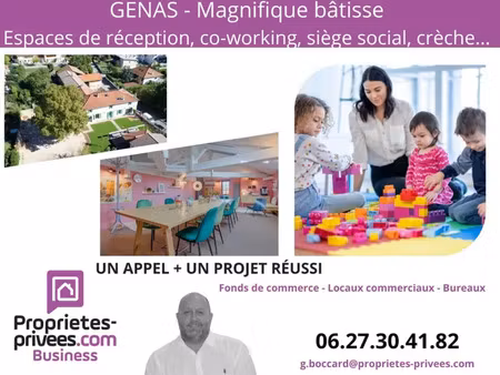 69740 genas - murs commerciaux 345 m²  terrain 1.281 m²