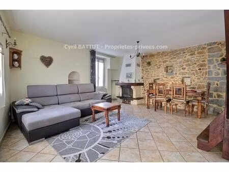 maison de village rénovée avec terrain constructible - lédignan