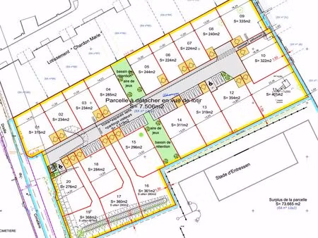 terrain 360 m² entressen