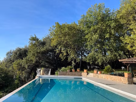 villa vue mer avec dépendance au calme à saint jeannet