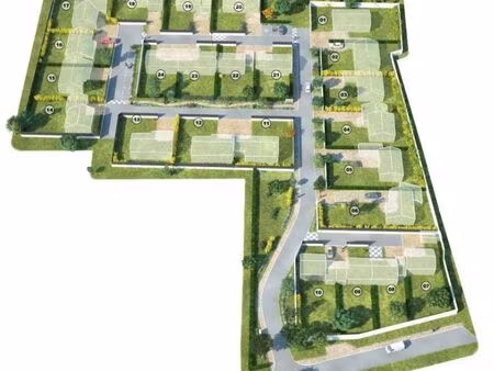 terrain 645 m² bourg de peage