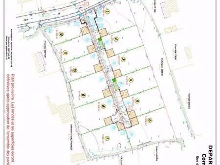 terrain 373 m² plouider