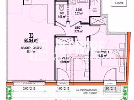 vente appartement 4 pièces à la turballe (44420) : à vendre 4 pièces / 115m² la turballe